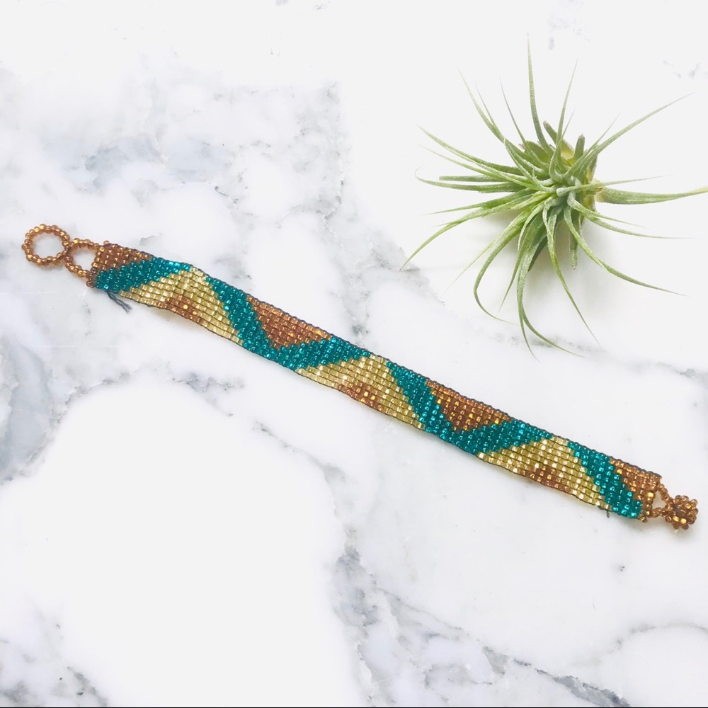 Chevron Beaded‎ Bracelet